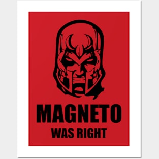 magneto was right Posters and Art